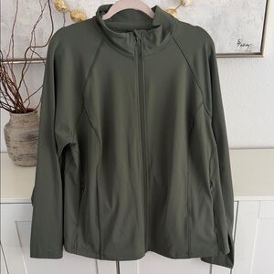 Kohl's Olive Green Ultrastretch Full-Zip Jacket
